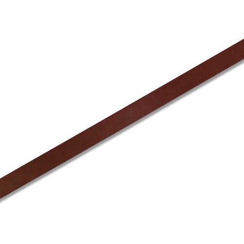 HEIKO シングルサテンリボン ココア 12×2