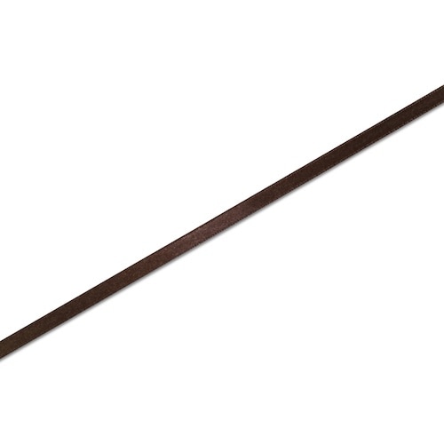 HEIKO シングルサテンリボン コゲチャ 6×2