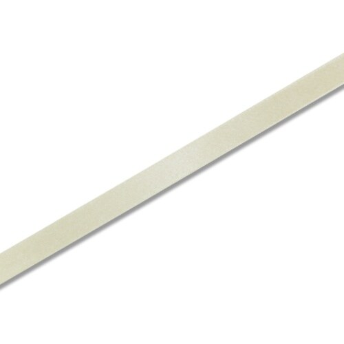 HEIKO シングルサテンリボン ベージュ 12×