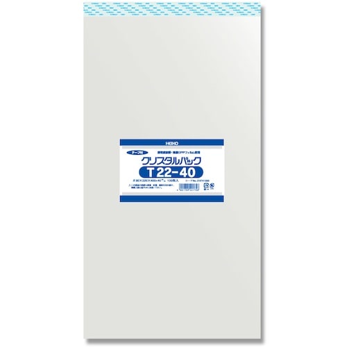 HEIKO OPP袋 クリスタルパック テープ付