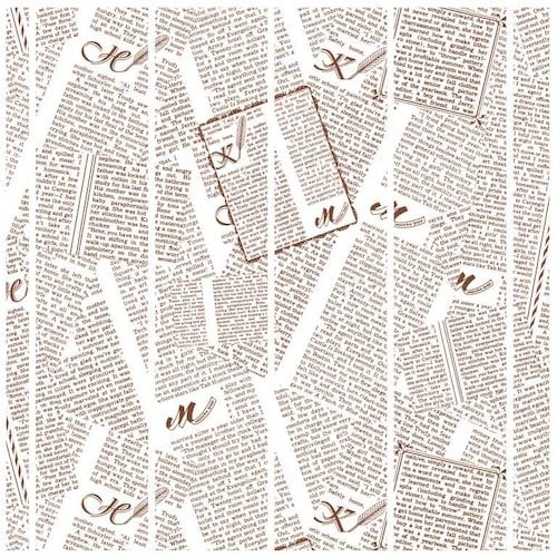 HEIKO ワックスペーパー フェザーイニシャル