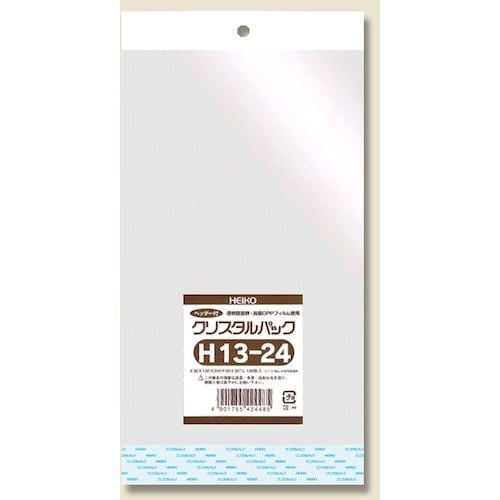 HEIKO OPP袋 クリスタルパック ヘッダー付