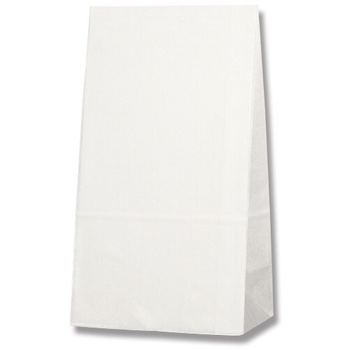 HEIKO 耐油角底袋 白無地 No.4 50枚入