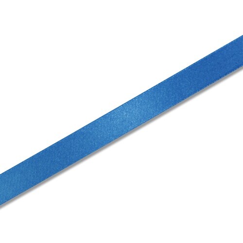 HEIKO シングルサテンリボン Rブルー 18×