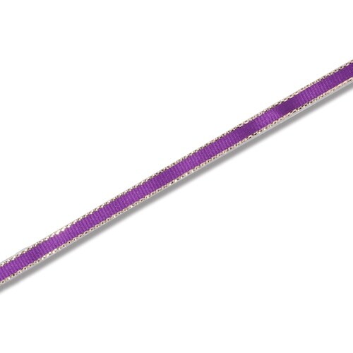 HEIKO カールリボン ムラサキ 6×30