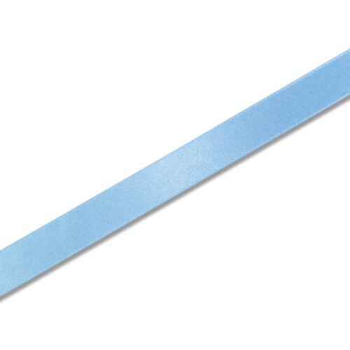 HEIKO シングルサテンリボン サックス 18×