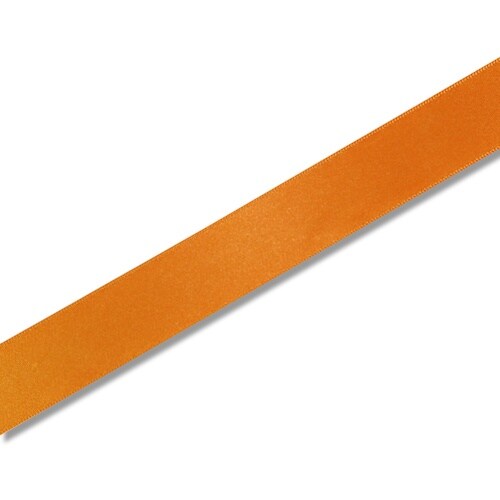 HEIKO シングルサテンリボン オレンジ 24×