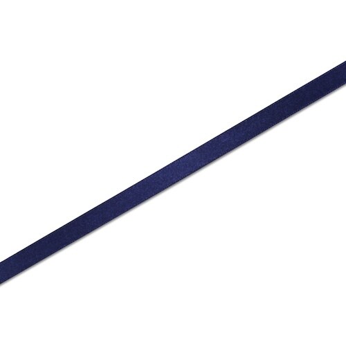 HEIKO シングルサテンリボン ネイビー 9×2