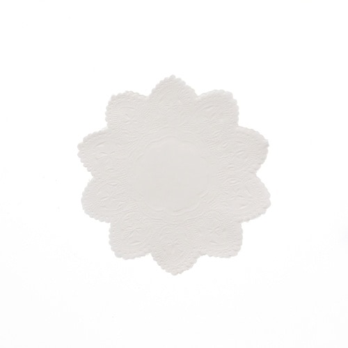 スワン レースペーパー 白 丸型 4号 100枚入