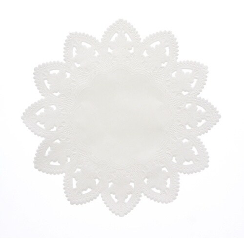 スワン レースペーパー 白 丸型 9号 100枚入