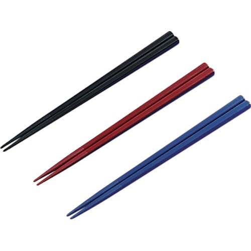 蝶プラ 金剛箸 19.0cm(バラ)レッド