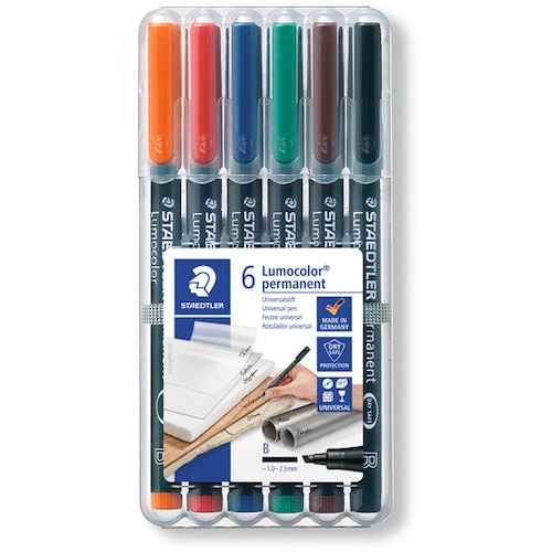 ステッドラー 581572)ルモカラーペン 油性