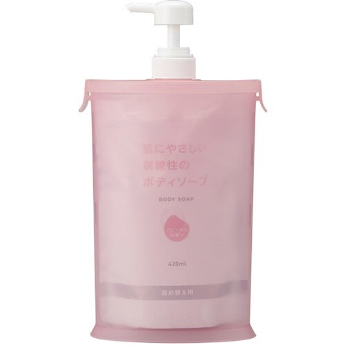 アイメディア スリムna詰替用お手軽ポンプ ピンク