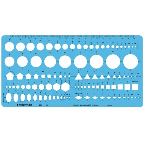 ステッドラー 393539)テンプレート 組合せ定