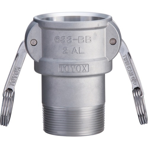 TOYOX カムロック カプラー オネジ アルミ