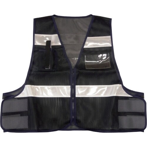 ミズケイ 防犯パトロールベスト(ブラック)