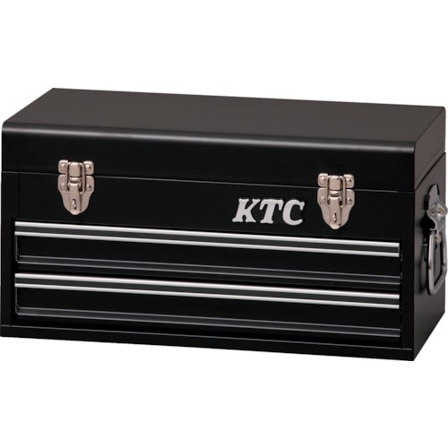 KTC ナローチェスト(2段2引出し)ブラック