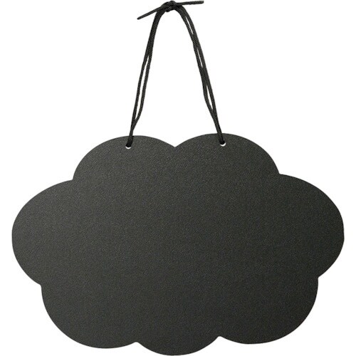 光 デザイン両面ブラックボード 雲