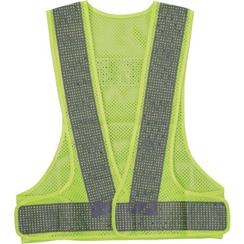 緑十字 メッシュ反射ベスト 反射幅70mmタイプ