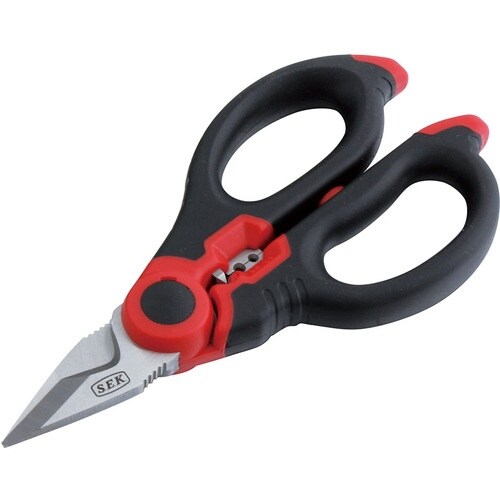 スエカゲ 強力型ステンレス電工ハサミ 160mm