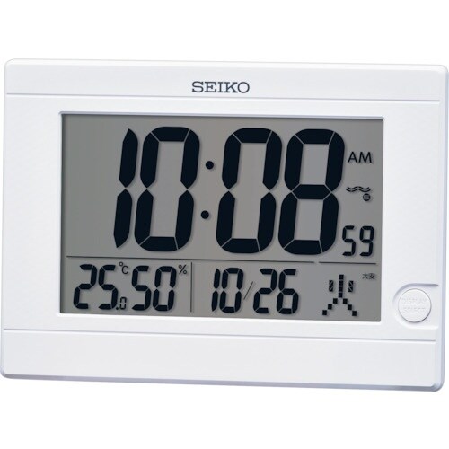 SEIKO 電波時計掛置き兼用 白 150×210