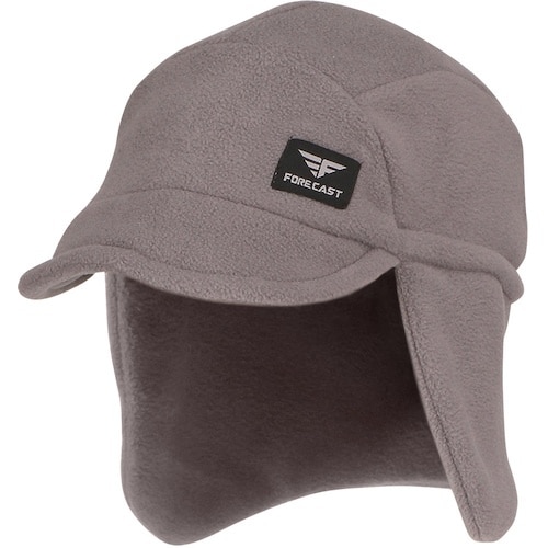 カジメイク フリース耳付キャップ グレー 58cm