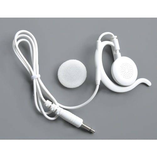 ALINCO 耳掛け型ストレートコードイヤホン白