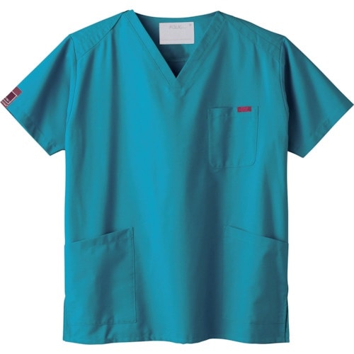 FOLK PANTONEスクラブ ターコイズ SS