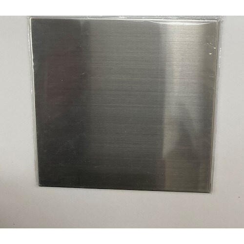 光 サインプレート ステンレスヘアライン無地