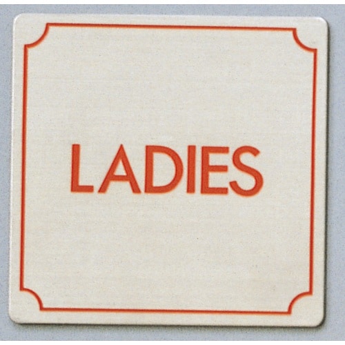 光 サインプレート LADIES