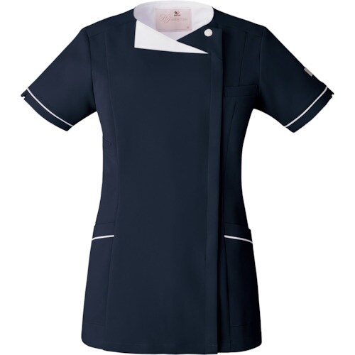 FOLK レディスジップスクラブ Dネイビ×ホワイ