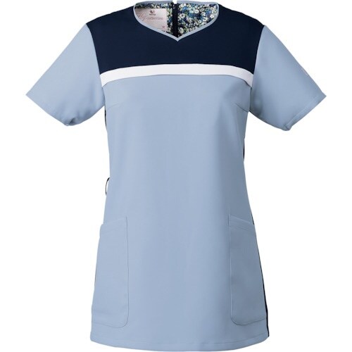 FOLK レディススクラブ エリンジウム×ホワイト