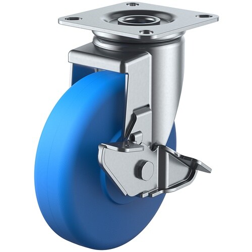 ユーエイ プレート式 自在 キャスター モノマーキ