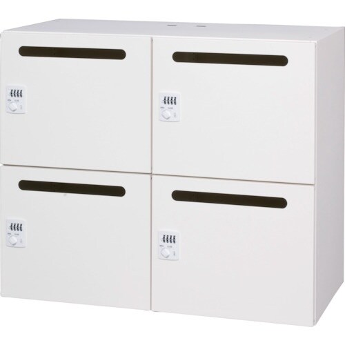 DAISHIN パーソナルロッカー4人用 ホワイト