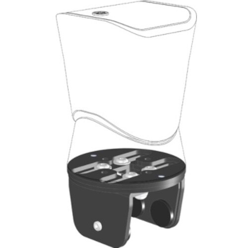 一ノ坪 VSP−2用上向き設置クランプ(白)