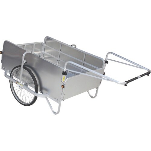 HARAX 折り畳み式大型リヤカー全面パネル付 コ