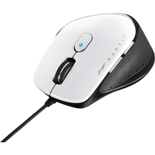 BUFFALO 有線 BlueLED 5ボタン N