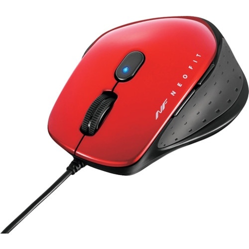 BUFFALO 有線 BlueLED 5ボタン N