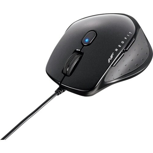 BUFFALO 有線 BlueLED 5ボタン N