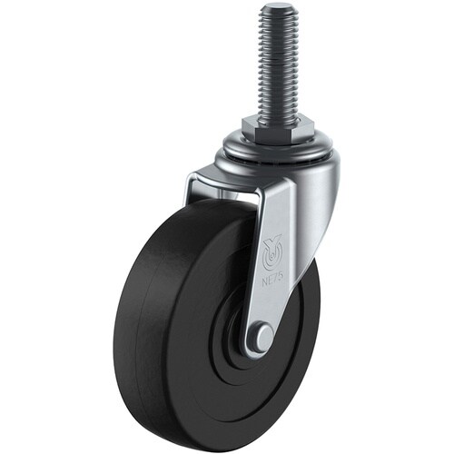ユーエイ ねじ込み式 自在 キャスター 導電ゴム