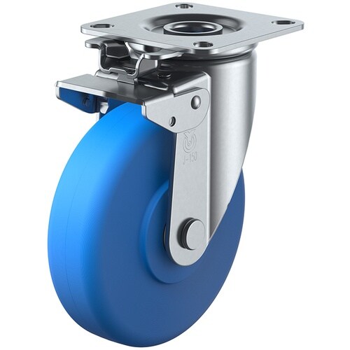 ユーエイ プレート式 自在 キャスター モノマーキ