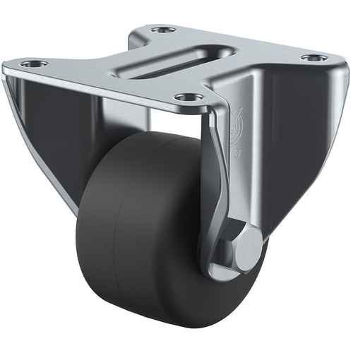 ユーエイ プレート式 固定 低床キャスター 導電性