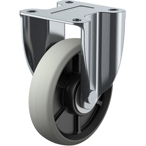 ユーエイ プレート式 固定 キャスター ウレタン