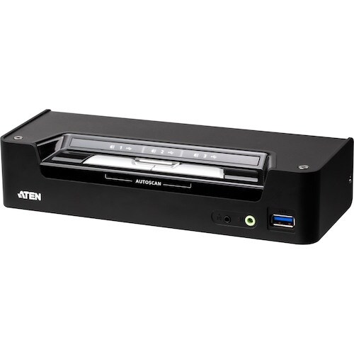 ATEN ハイブリッドKVMPスイッチ/3ポート/