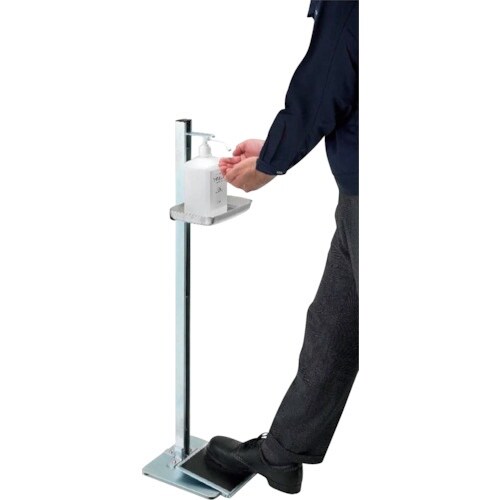 グリーンクロス アルコール除菌剤用スタンド(足踏み