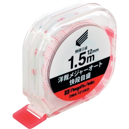 SK 洋裁メジャーオート 快段目盛 12mmx1.