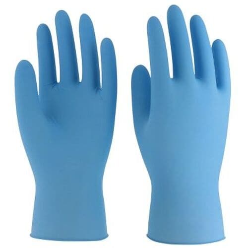 AS No.991M青 ニトリル使いきり手袋
