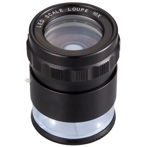 AS MG7174LEDライト付スケールルーペ