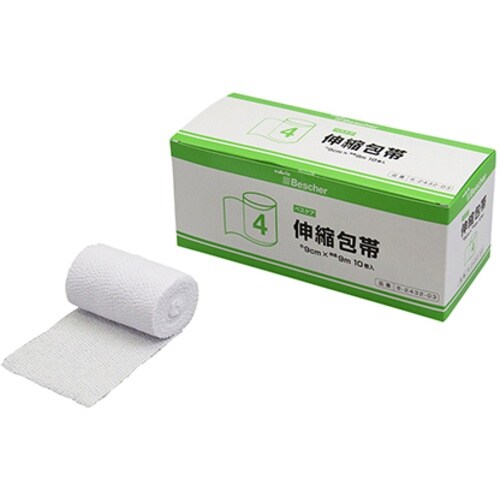 AS ベスケア 伸縮包帯 4号 10巻入