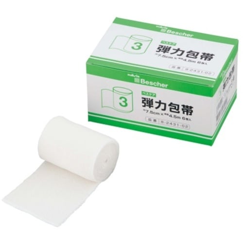 AS ベスケア 弾力包帯 3号 6巻入